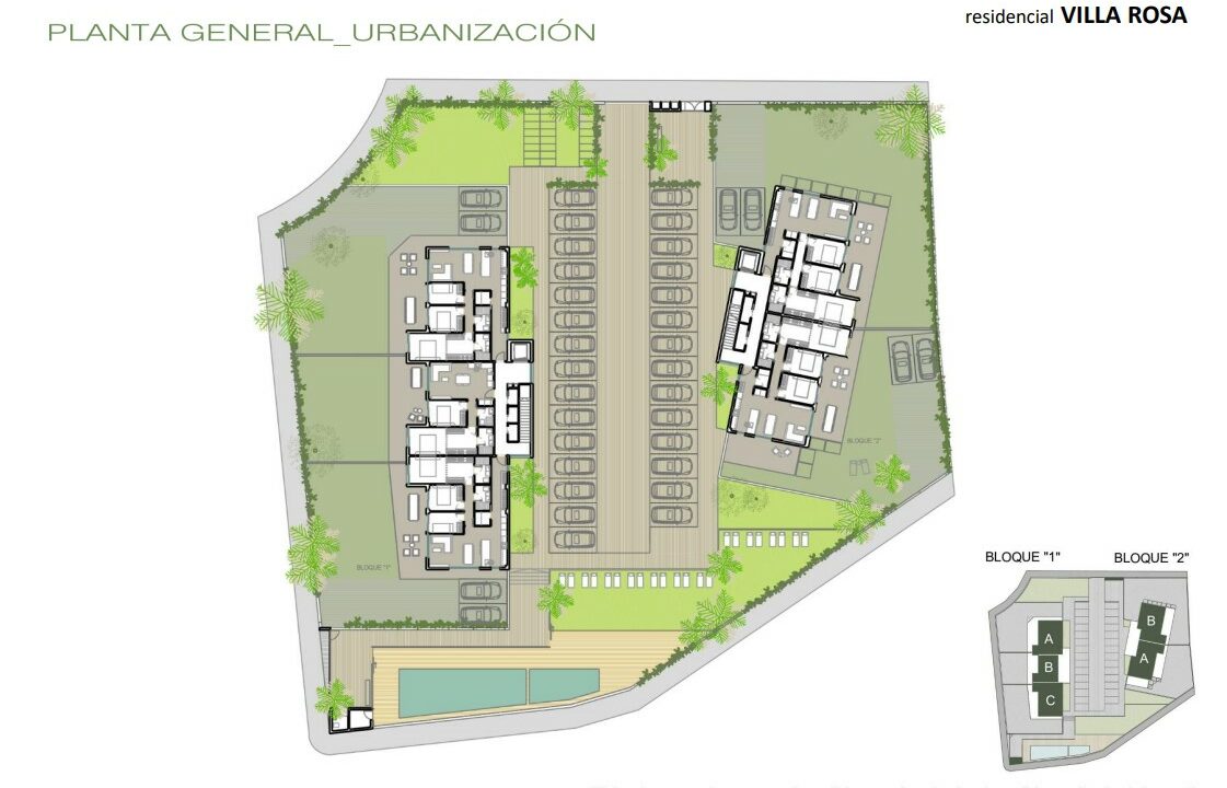 Planta General Urbanización Villa Rosa