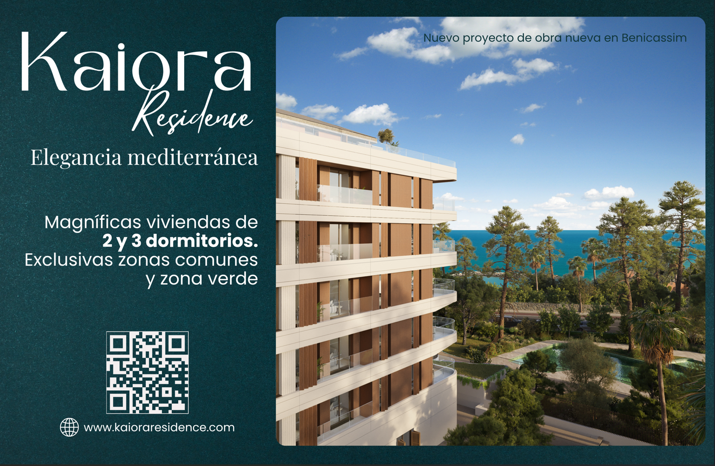 NUEVO PROYECTO EXCLUSIVO DE APARTAMENTOS EN BENICASIM, ZONA PLAYA EUROSOL.